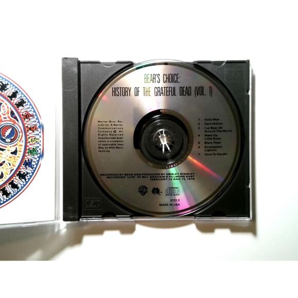 The Grateful Dead - History Of The Grateful Dead Vol. 1 (Bear's Choice) CD Rock - Picture 2 of 3